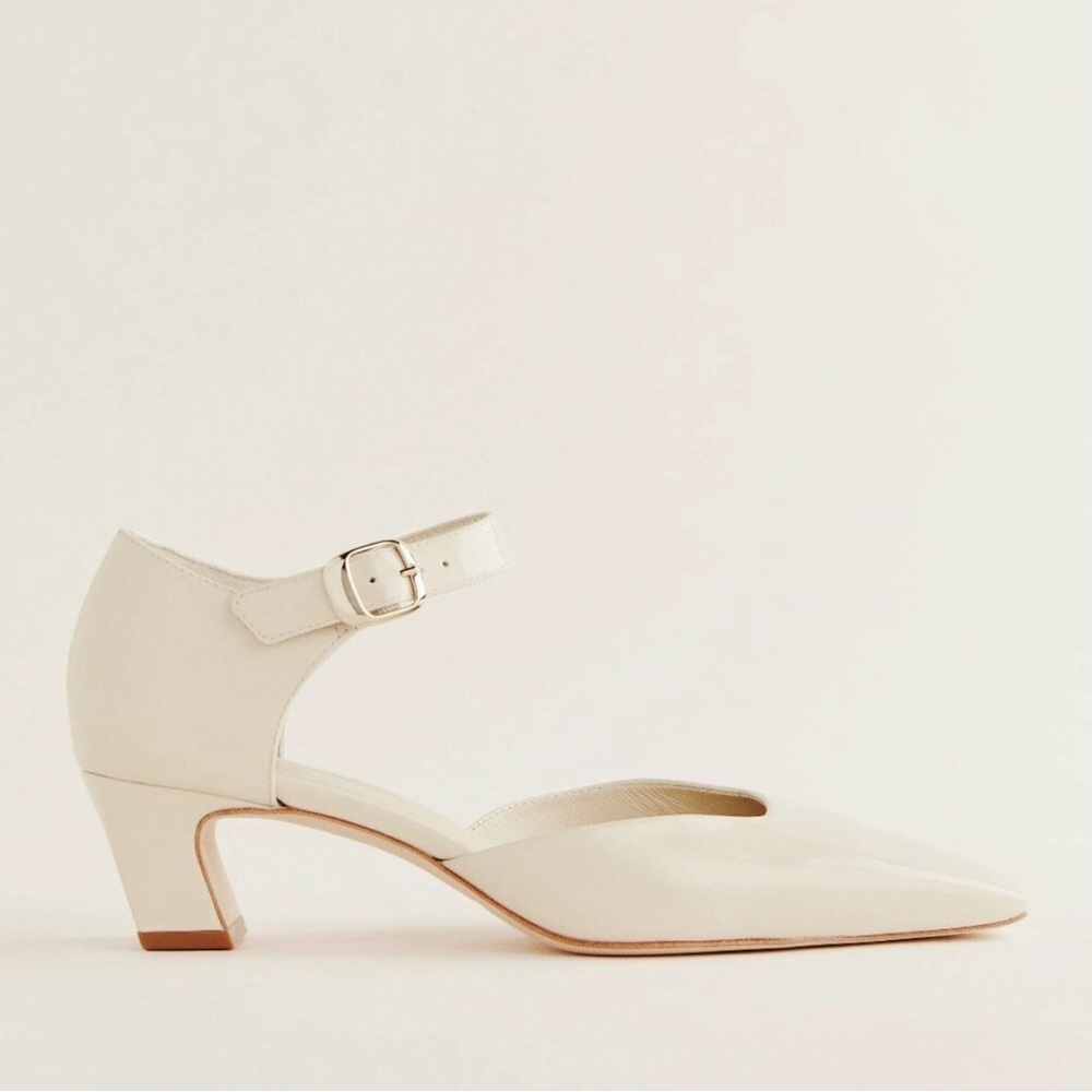 Reformation Denise Pump in Almond Patent NWT - Picture 7 of 7